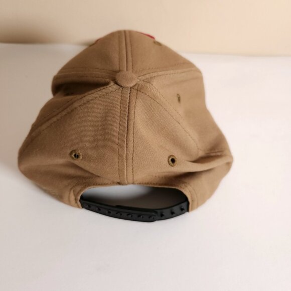 Banner & Oak Sierra Cap Tan Adjustable Snapback Hat Patch Outdoors USA Mountain - Picture 13 of 16